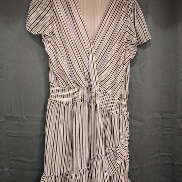 Michael kors Spring/ summer dress Striped Georgette Dress - Picture 2 of 4